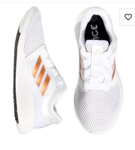 White Adidas Edge Lux 3 Running/Gym Shoes